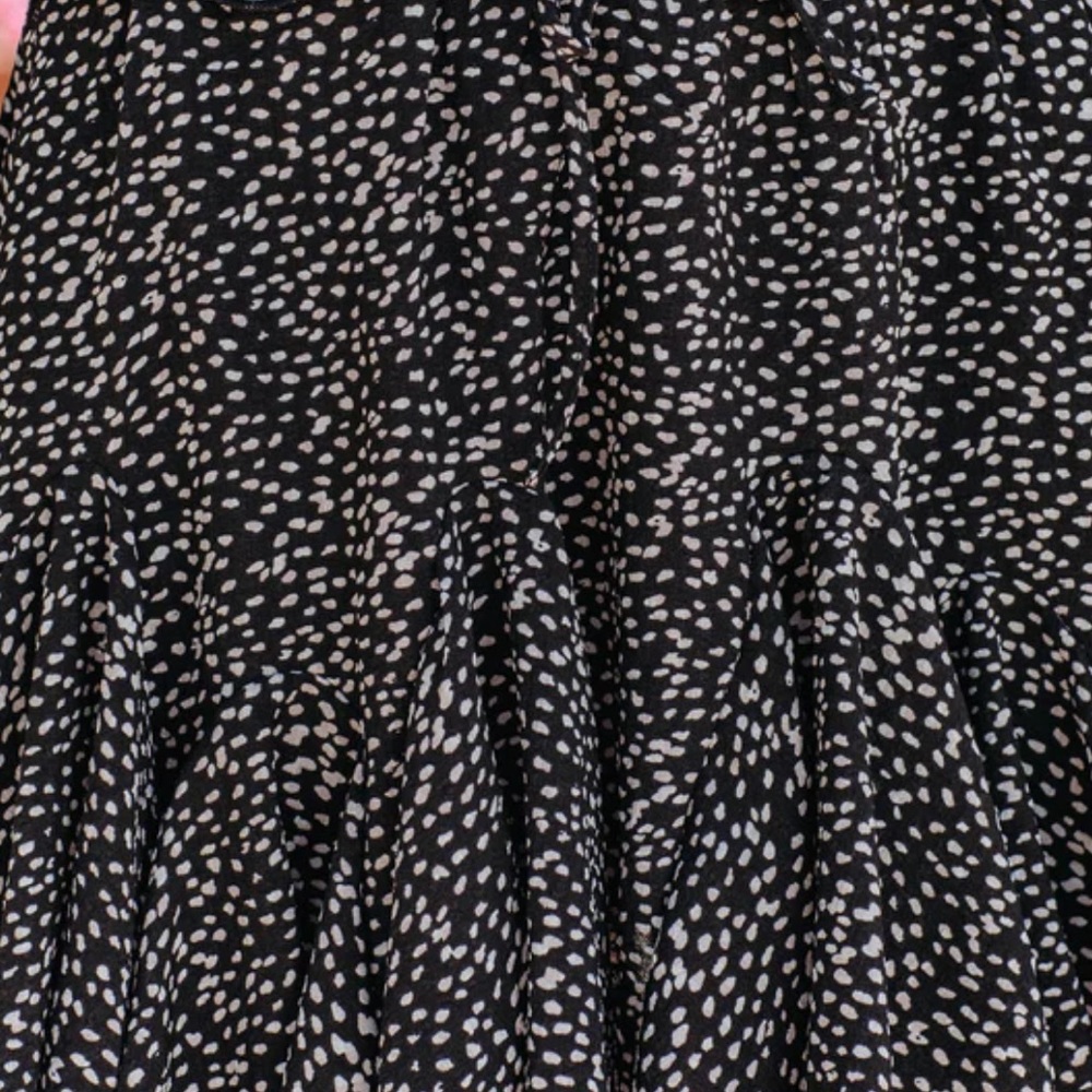 Spotted Ruffle Mini Skort - Picture 7 of 7